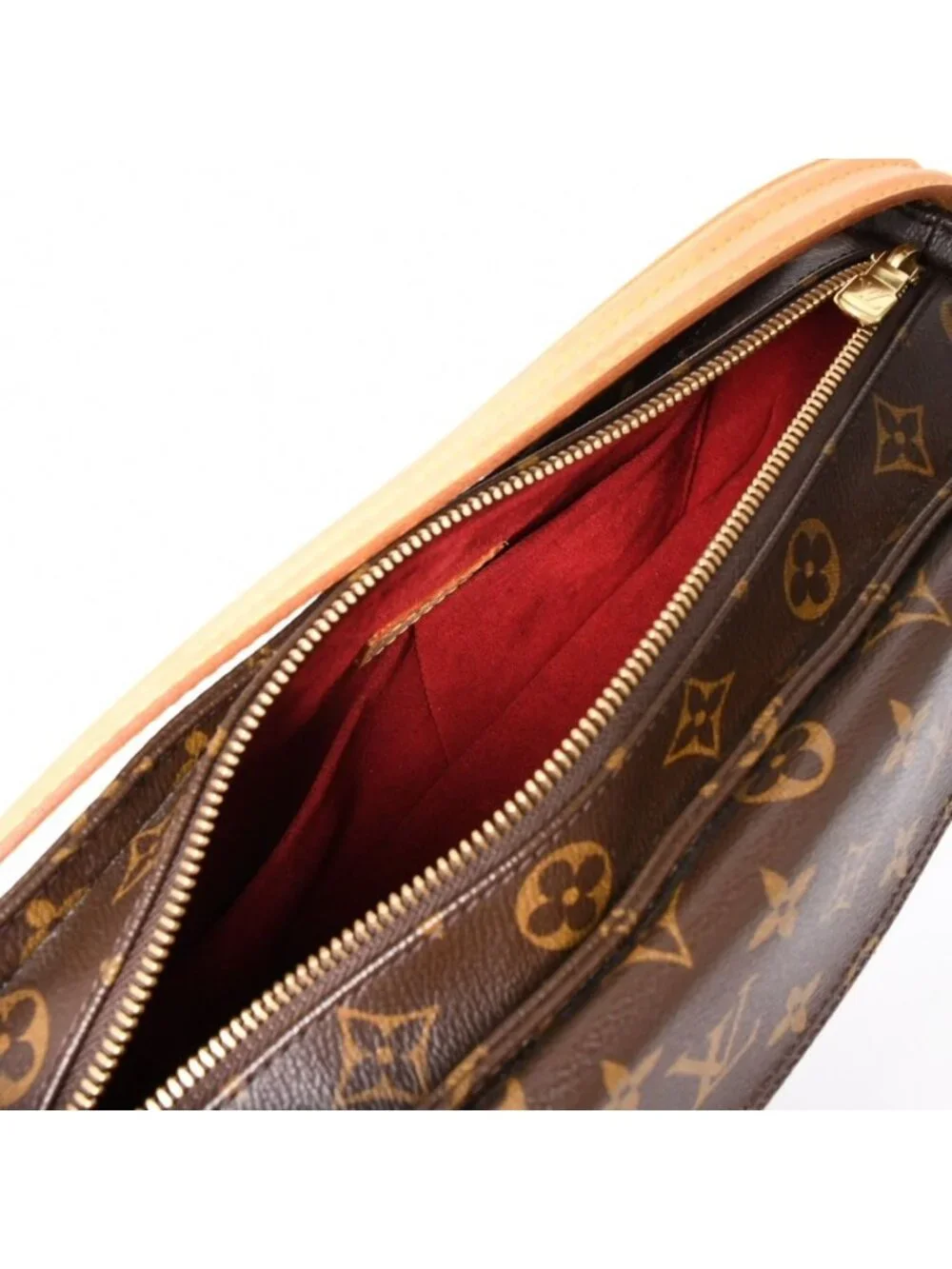 Louis Vuitton Viva-Cite MM Handbag Bag Monogram Brown